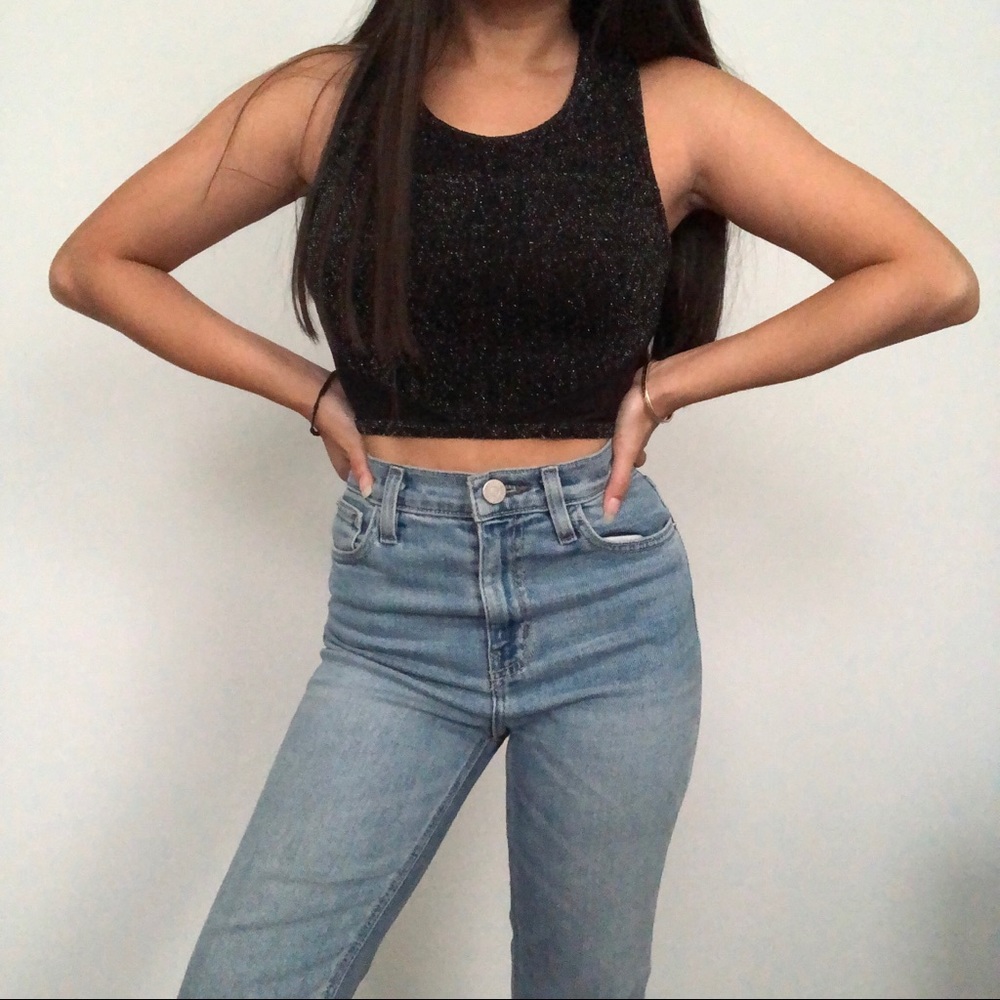 Forever21 Sparkly Crop Top